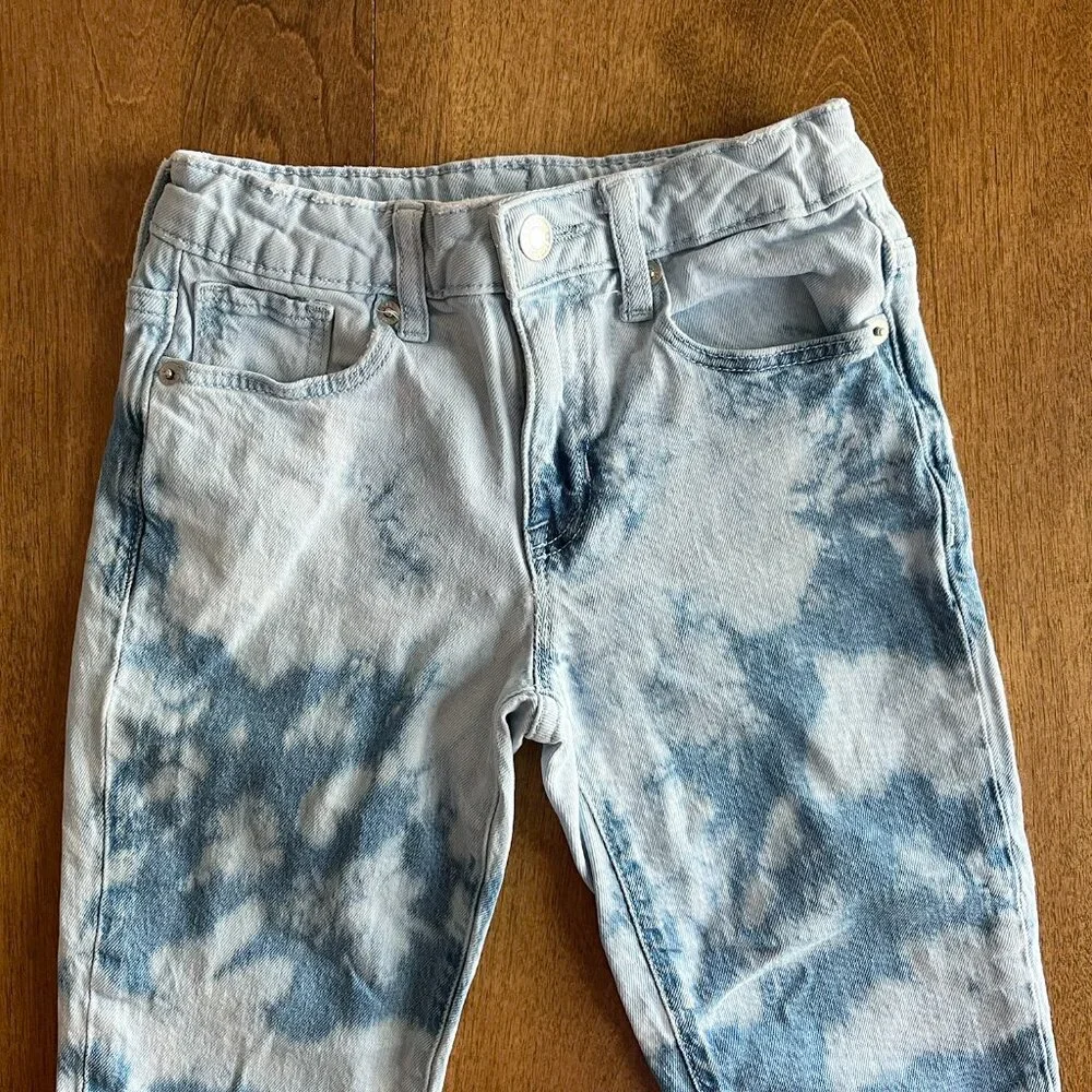 Gap tie-dye cropped jeans 8